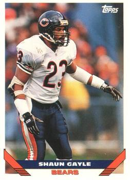 Shaun Gayle Chicago Bears 1993 Topps NFL #523